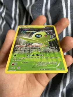 Pokemon TCG Celebi XY93 Black Star Promo Full Art Holo Card - Image 3