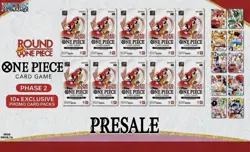 [PRESALE] 10x One Piece TCG Round One Phase 2 Promo Packs (ENGLISH) ships 8/2 - Image 1