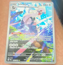 Pitch black Pokemon TCG Silvally 095/149 Sun & Moon Holo Rare Stage 1 140HP - Image 1