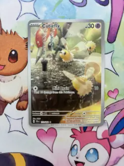 Pokemon TCG Cutiefly Card Scarlet Violet Temporal Forces 172/162 Near Mint - Image 1