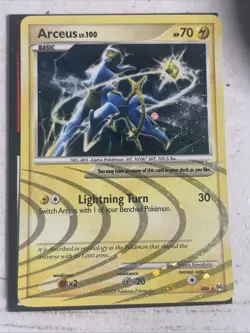 Arceus - AR6 - Pokemon Arceus Holo Card MP - Image 1