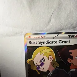 Pokemon TCG Rust Syndicate Grunt 112/084 Ultra Rare Full Art Holo Eng 2023 - Image 2