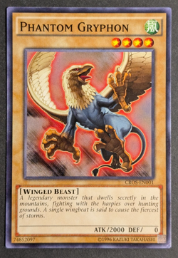 Yugioh TCG Card - 1x Phantom Gryphon - CROS-EN001 - NM/LP - Unlimited - Common - Image 1