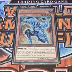 Yu-Gi-Oh! TCG Masked HERO Fountain 1st Ed BLGG-EN029 English Secret Rare Foil - Image 1
