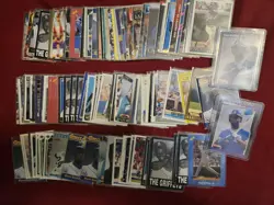 Ken Griffey Jr. Lot 122 Cards Various Sets...Rookies And Inserts And Base Cards - Image 1