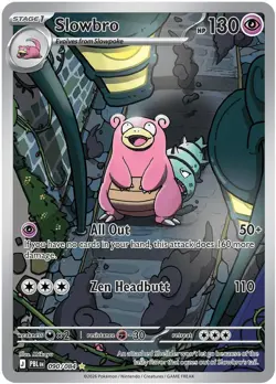 Slowbro - 090/084 - Illustration Rare ME05: Pitch Black (ME05) Pokemon MINT - Image 1
