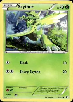 Scyther 7/149 HP Common Boundaries Crossed Pokemon - Image 1