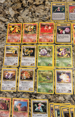 Vintage Pokemon Card Lot 109 Total Gym Heroes Gym Challenge WOTC Collection - Image 3