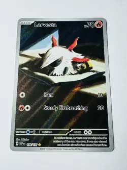 Larvesta 196/191 Surging Sparks Pokemon NM - Image 1
