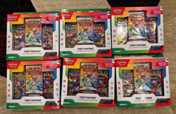 Pokemon First Partner Illustration Collection Box Vol 1 Lot Of 6X Sealed Boxes - Image 1