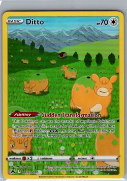 Ditto GG22/GG70 SWSH: Crown Zenith: Galarian Gallery - Pokemon Card - NM - Image 1