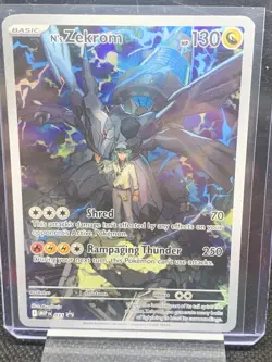 Pokemon TCG N's Zekrom 031 ME Promo Holo Full Art English 2026 130 HP - Image 1