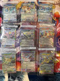 Prismatic Evolutions Surprise Box Sealed Stamped EX Promo Cards 9/9 Complete Set - Image 1
