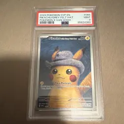PSA 9 2023 Pokemon SVP EN Pikachu with Grey Felt Hat Holo Promo #085 - Image 1