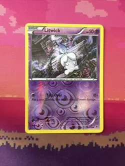 Pokemon Card Litwick Phantom Forces Reverse Holo 41/119 Near Mint - Image 1