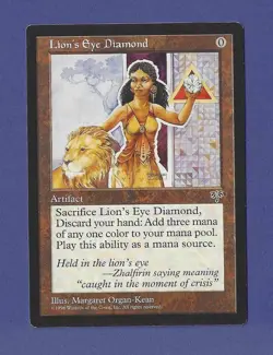 1996 Magic the Gathering - Lion's Eye Diamond - Mirage MTG - Image 1