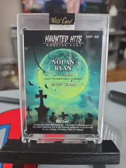 2025 Wild Card Haunted Hits Monster Hunt Nolan Ryan 4/4 - Image 2