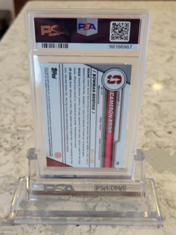 2023 Cameron Brink Rookie Card Raywave Bowman U Chrome 54/100 PSA 10 GEM MINT - Image 2