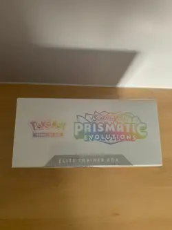 Pokemon Prismatic Evolutions ETB Elite Trainer Box New Factory Sealed - Image 2