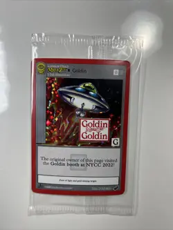 NYCC 2022 Metazoo GOLDIN Passport Promo Card Exclusive New York Comic Con Sealed - Image 1