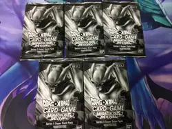 Dragon Ball Card Game Miraculous Revival Series 5 Super Dash Pack - Lot of 5 - Image 1