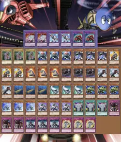 YuGiOh Deck Syrus Truesdale 72 Card Roid Fusion Vehicroid Deck With Game Mat - Image 1
