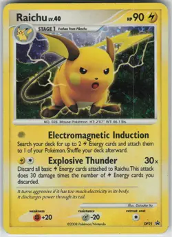 Raichu - Holo Promo Diamond and Pearl Promos DP21 MP - Image 1
