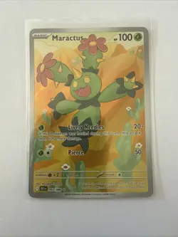 Pokemon Maractus TCG Illustration Rare Card 93/86 Black Bolt - Image 1