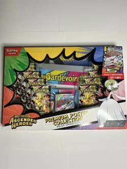 Mega Gardevoir Ex Premium Poster Collection Box Ascended Heros Factory Sealed - Image 1