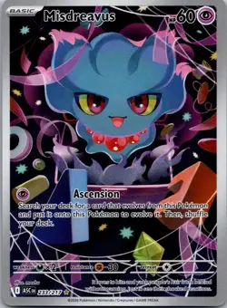 Misdreavus Holo Illustration Rare ME: Ascended Heroes 233/217 NM - Image 1