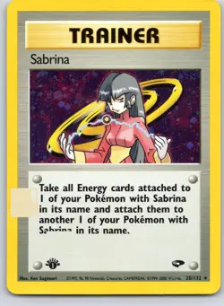 Sabrina (20) 020/132 Holo Rare Gym Challenge - Image 1