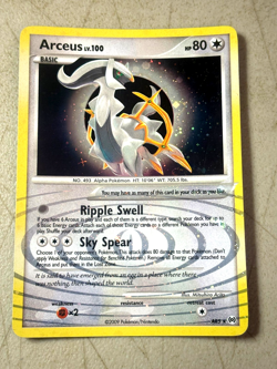 Arceus AR5 Holo - Platinum Arceus Promo Pokemon LP Card - Image 1