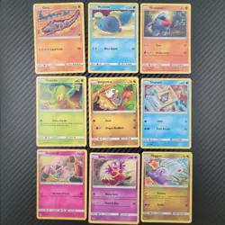 Tomokazu Komiya Pokemon Card Lot x9 - Sun & Moon Era - Pokemon TCG - C09 - Image 1