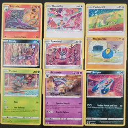 Tomokazu Komiya Pokemon Card Lot x9 - Sword & Shield Era - Pokemon TCG - L01 - Image 1