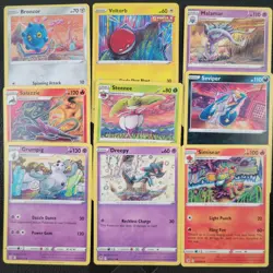 Tomokazu Komiya Pokemon Card Lot x9 - Sword & Shield Era - Pokemon TCG - L00 - Image 1