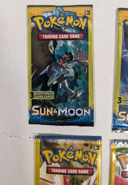Pokemon 3 Card Pack Lot - 2x Breakpoint 2x Sun and Moon Base Set - Image 3
