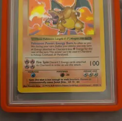 Pokemon TCG Charizard 4/102 Base Set Shadowless 1999 English PSA 7 Near Mint - Image 2