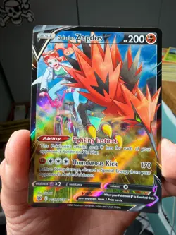 Galarian Zapdos V - TG19/TG30 - Astral Radiance - Pokemon TCG Card NM Rare Holo - Image 2