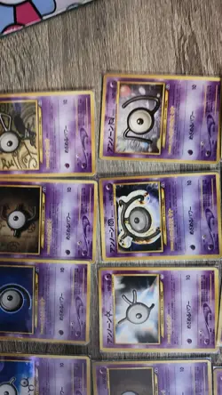 Pokemon Unown Old back neo genesis Japanese lot of 12 B D E F I K M N O T U Y - Image 3