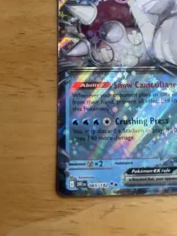 Pokemon TCG Cetitan EX 65/182 Destined Rivals Double Rare - Image 5