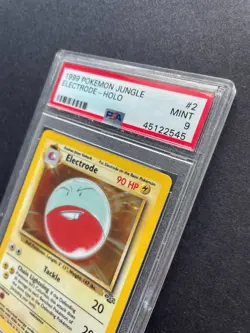 Pokemon Electrode 2/64 Jungle Unlimited Holo Rare Card PSA 9 WOTC 1999 - Image 5