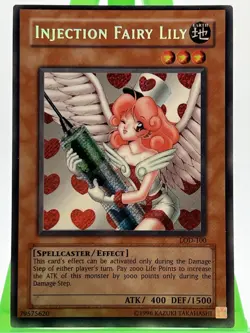 Injection Fairy Lily LOD-100 Secret Rare Unlimited Legacy of Darkness Kon - Image 1