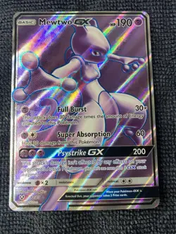 The Pokemon Company Mewtwo GX 72/73 Ultra Rare Full Art Holo 190 HP - Image 3