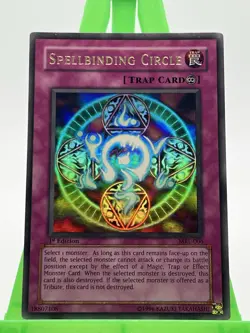 Spellbinding Circle – MRL-006 | 1st Edition Ultra Rare | Magic Ruler - Image 1