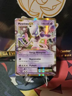 Mewtwo EX 52/108 Holo EX Rare Evolutions Pokemon Near Mint - Image 1