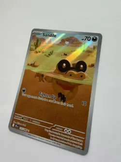 Pokemon TCG Sandile English Illustration Rare Black Bolt 135/086 - Image 2