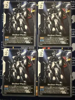 4x Striker Pack - ST04-012 NM - Gundam TCG Common Playset - Image 1