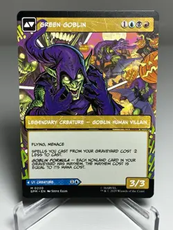 2025 Magic The Gathering Norman Osborn Borderless Legendary Creature NON-FOIL - Image 2