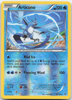 Articuno 16/108 Reverse Holo Roaring Skies Pokemon Card NM - Image 1