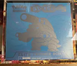 Pokemon TCG XY Evolutions Blastoise Elite Trainer Box with Acrylic Case - Image 5